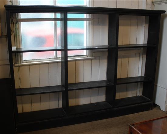 Large open bookcase